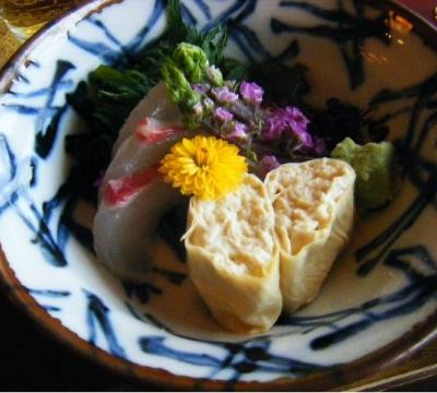 Kyoyuba sashimi