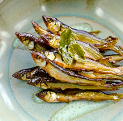 Koayu simmered in Japanese Pepper