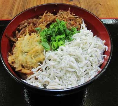 背白ちりめん三昧丼