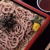 The soba noodles of south Aso.