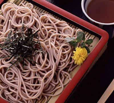 The soba noodles of south Aso.