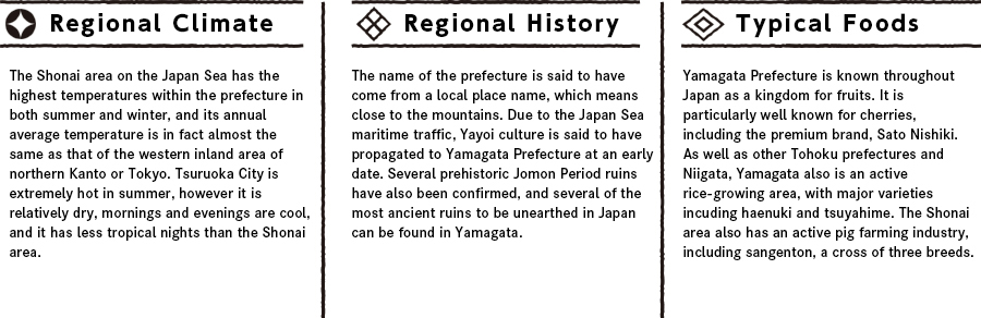 Yamagataの特徴