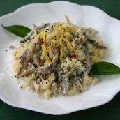 Sardines marinated in Unohana (tofu refuse)