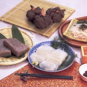 Raw Konjak cuisines